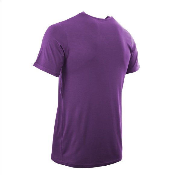KING NEW YORK, V-NECK T-SHIRT , DARK PURPLE. - Picture 8 of 13